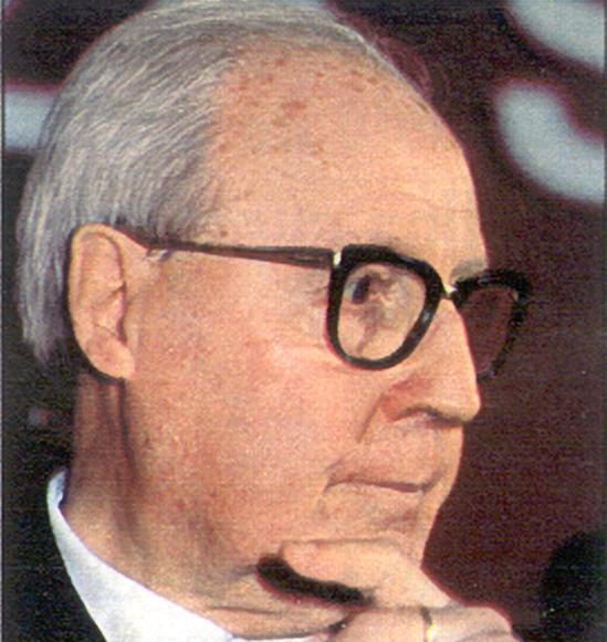 Giuseppe Saragat, primo socialista eletto alla Presidenza della Repubblica.